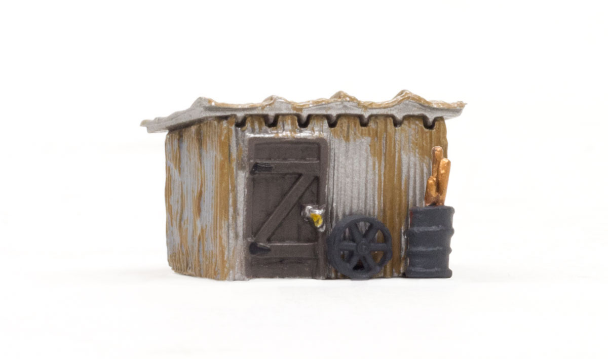 Woodland Scenics N Built-Up Tin Shack - WOOBR4946