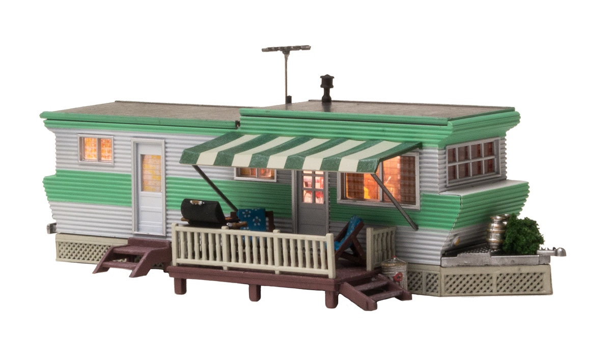 Woodland Scenics N Built-Up Grillin' & Chillin' Trailer - WOOBR4950