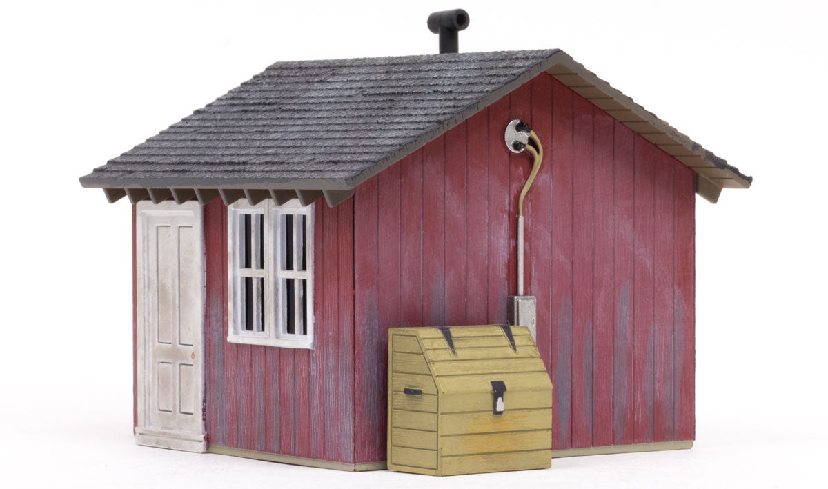 Woodland Scenics O Scale Work Shed - Built-&-Ready(R) Landmark Structures(R) -- Assembled - 3-7/16 x 1-3/4 x 2-1/2" 8.7 x 4.4 x 6.4cm - WOOBR5857