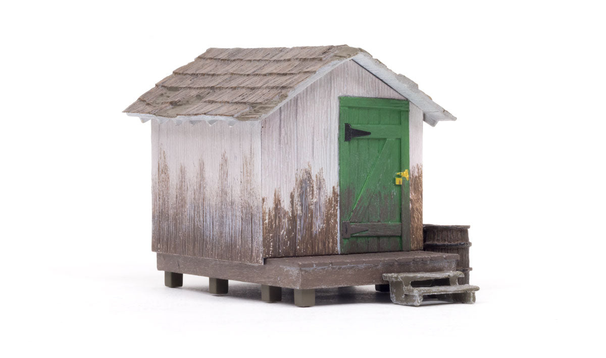 Woodland Scenics O Scale Wood Shack - Built-&-Ready(R) Landmark Structures(R) -- Assembled - 3-7/16 x 1-3/4 x 2-1/2" - WOOBR5858