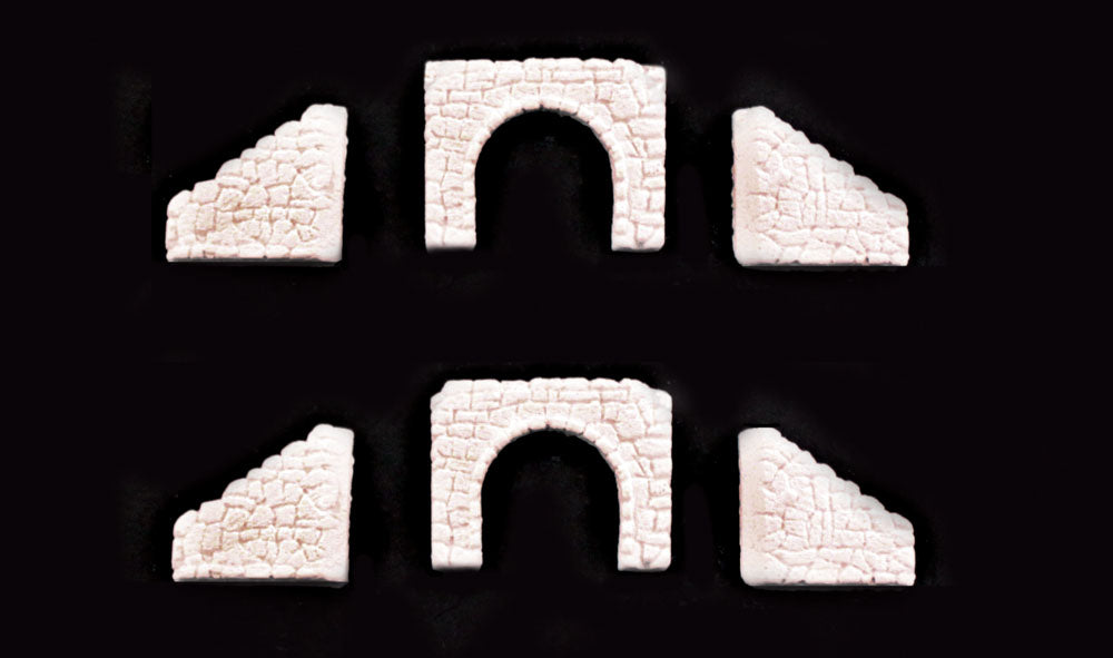 Woodland Scenics N Culvert, Random Stone (2) - WOOC1164