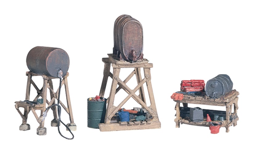 Woodland Scenics HO Fuel Stands (3) - WOOD212