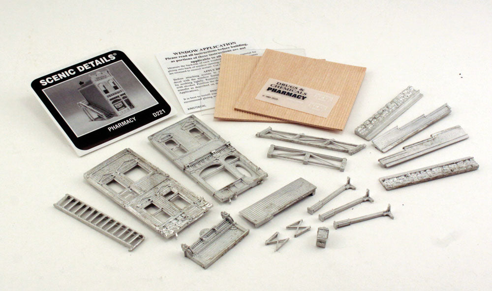 Woodland Scenics HO Pharmacy - WOOD221