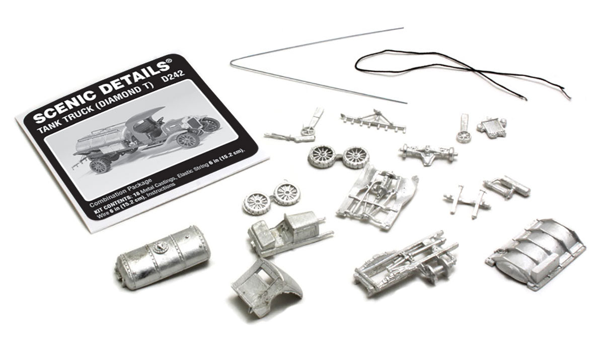 Woodland Scenics HO Tank Truck, Diamond T - WOOD242