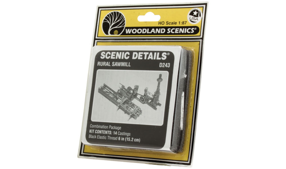 Woodland Scenics HO Rural Sawmill - WOOD243
