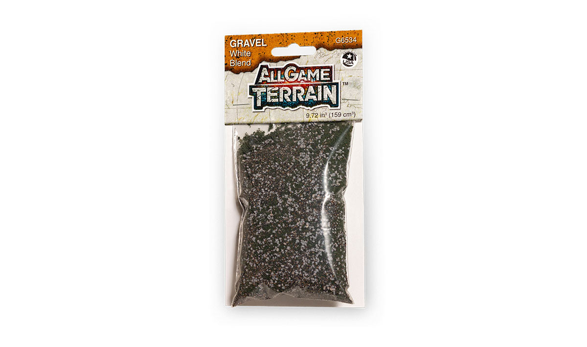 Woodland Scenics White Blend Gravel - WOOG6534