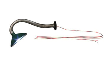 Woodland Scenics O Scale Wall-Mount Gooseneck Light - Just Plug(TM) -- pkg(2) - WOOJP5662