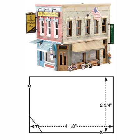 Woodland Scenics HO KIT Main Street Mercantile - WOOPF5182