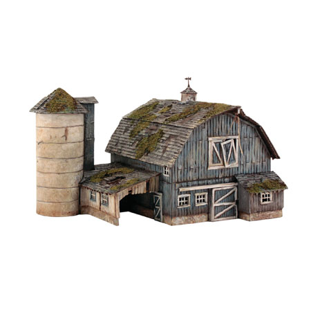Woodland Scenics HO KIT Rustic Barn - WOOPF5190