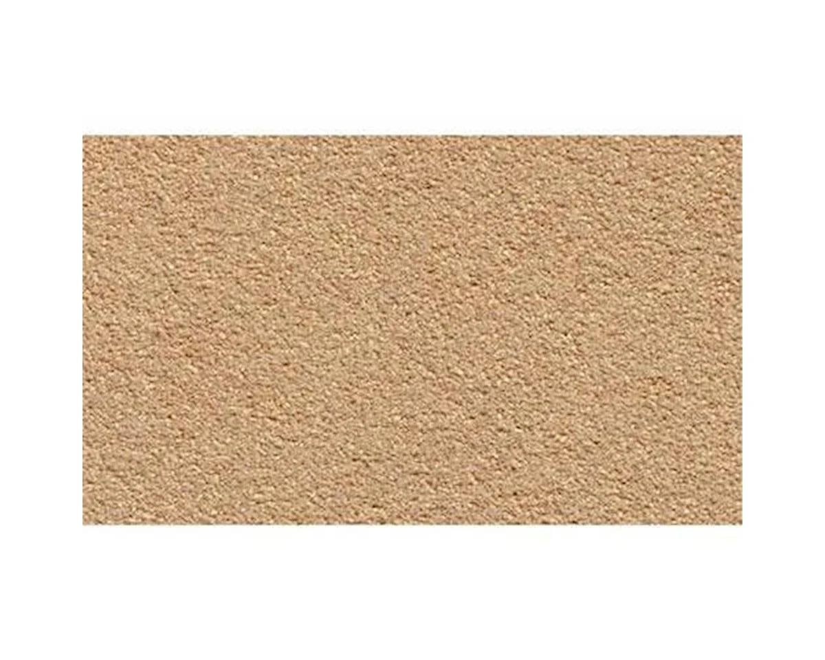 Woodland Scenics - ReadyGrass (R) Vinyl Project Sheet - 14-1/4 x 12-1/2" 35.6 x 31.2cm -- Desert Sand - WOORG5145