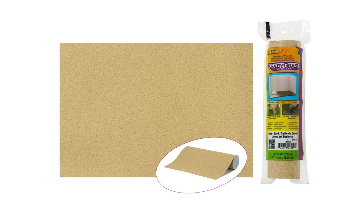 Woodland Scenics Scene-A-Rama RG Grass Sheet,Sand 7 5/16"x10 9/16" - WOOSP4159