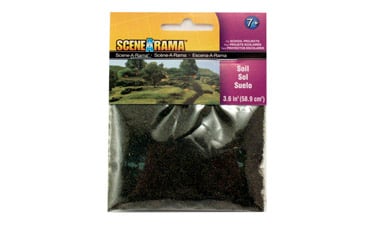 Woodland Scenics Scene-A-Rama Scenery Bags, Soil 2oz - WOOSP4182