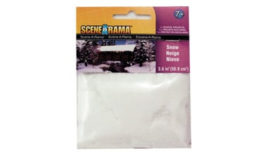 Woodland Scenics Scene-A-Rama Scenery Bags, Snow 2oz - WOOSP4187