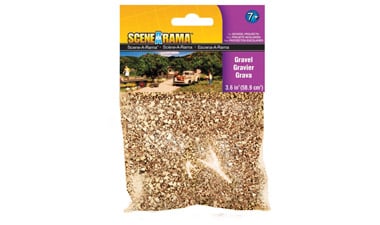 Woodland Scenics Scene-A-Rama Scenery Bags, Gravel 2oz - WOOSP4190