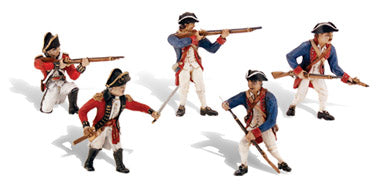 Woodland Scenics Scene-A-Rama Scene Setters Revolutionary Soldiers - WOOSP4454