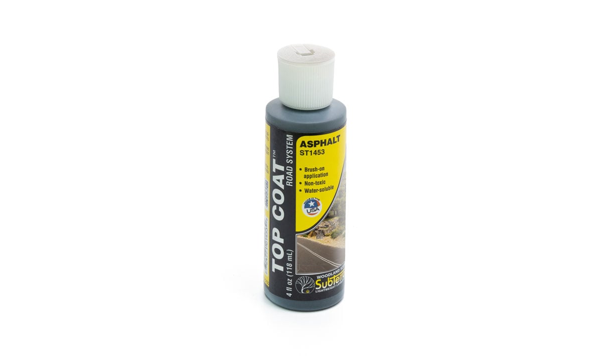 Woodland Scenics Top Coat(TM) - SubTerrain System Road System -- Asphalt - 4oz - WOOST1453