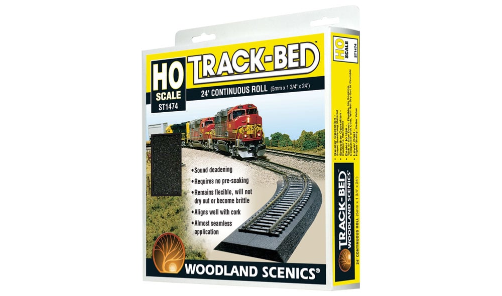 Woodland Scenics HO Track-Bed Roll, 24' - WOOST1474