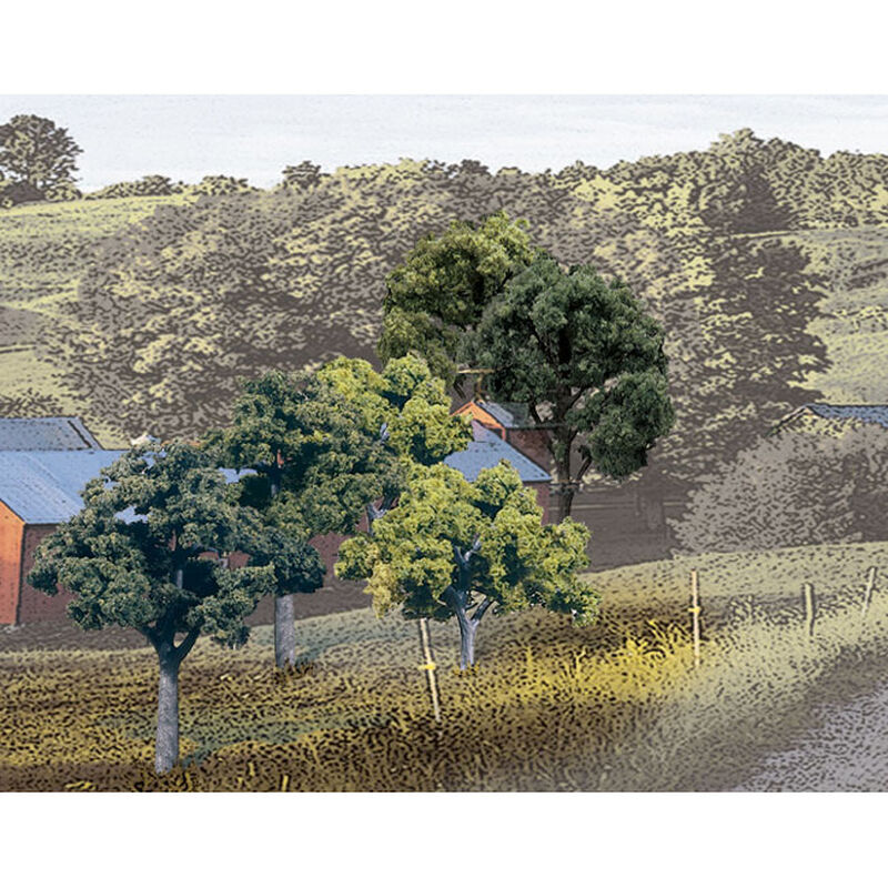 Woodland Scenics Value Trees, Green Mix 2-3" (23) - WOOTR1571