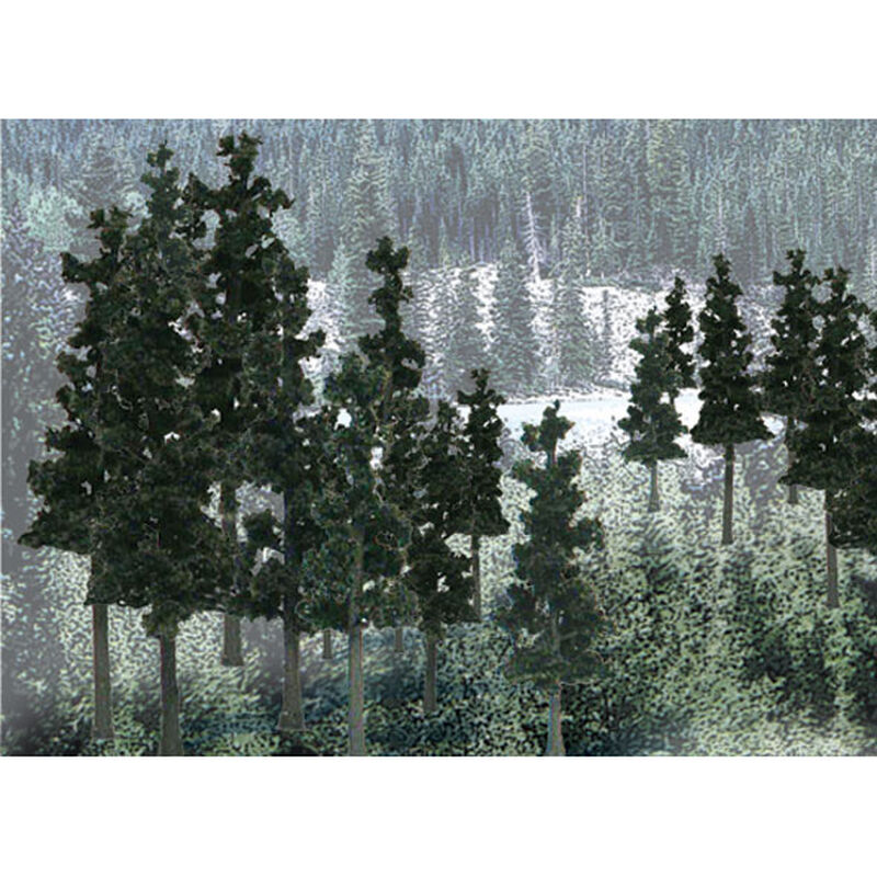 Woodland Scenics Value Trees, Conifer 2.25-4" (33) - WOOTR1580