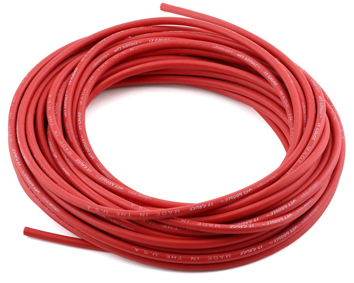 WSD - WS Deans 30' Red 12 Gauge Wet Noodle (Sold per Foot) - WSDPN1434