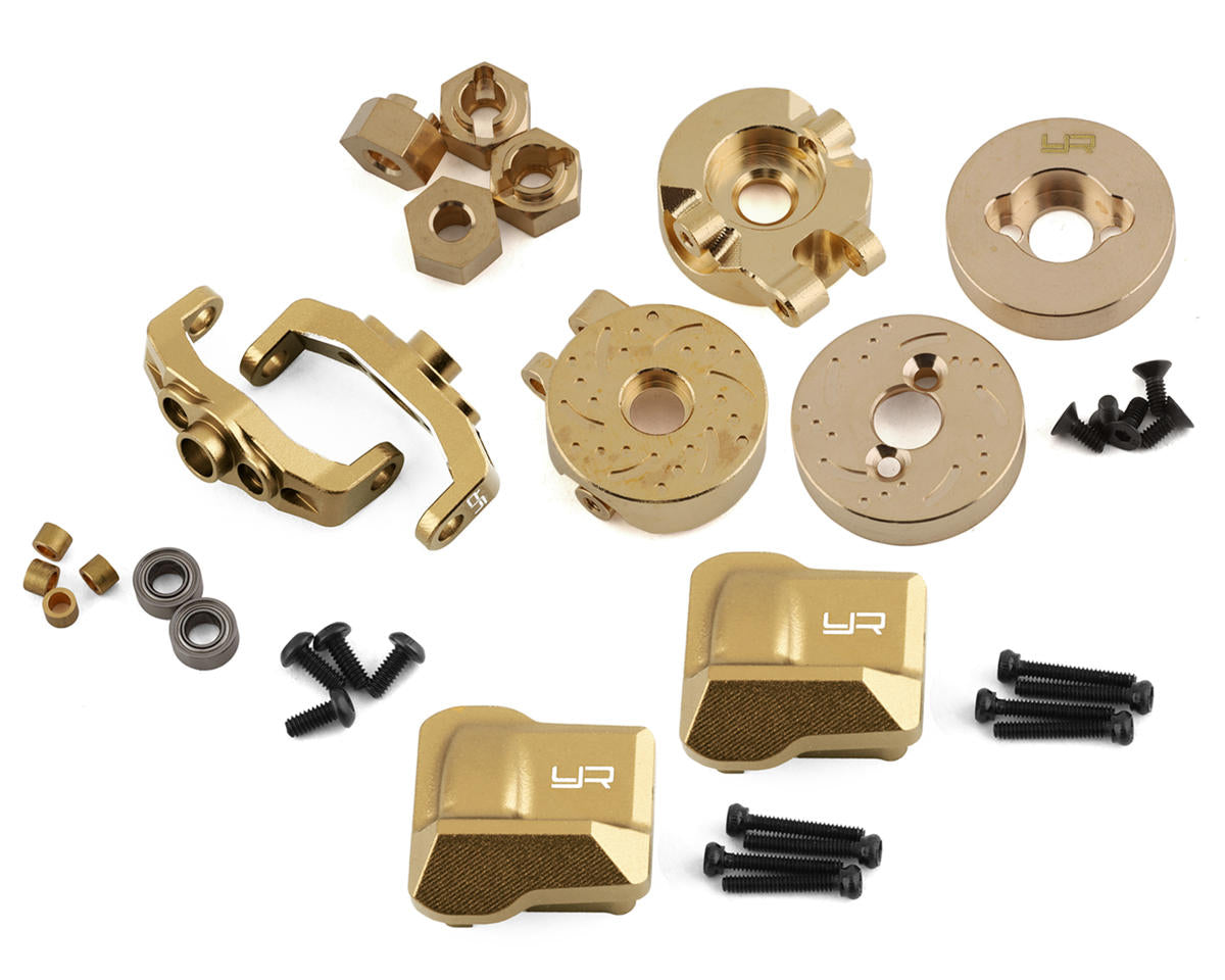Yeah Racing Traxxas TRX-4M Brass Upgrade Set (108g) - YEATR4MS01GD