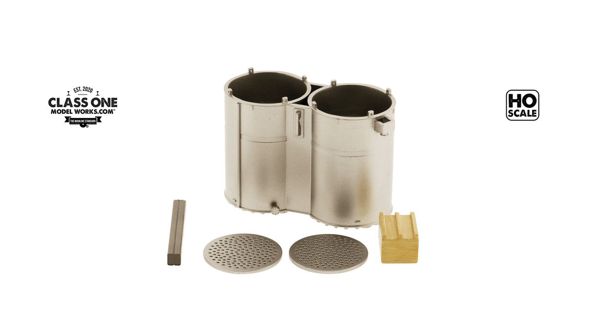 Class one Model Works HO Industrial Mix Tanks Load