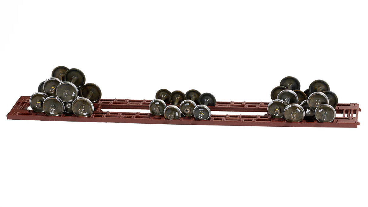Class One Model Works HO WHEEL RACK FOR 50-FT CAR WITH 16 ASSORTED WHEELSETS