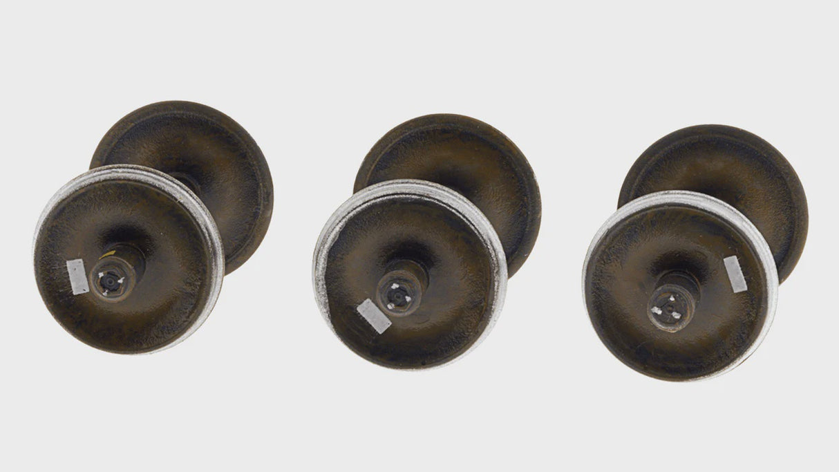Class One Model Works HO 36" WHEELSETS WITH THREE BEARING STYLES 30CT