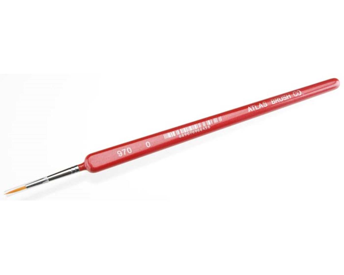 Atlas Brush Company 970-0 Golden Taklon-Triangle Handle 0 - ABC9700