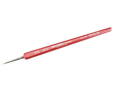 Atlas Brush Company 970-20/0 Golden Taklon-Triangle - ABC970200