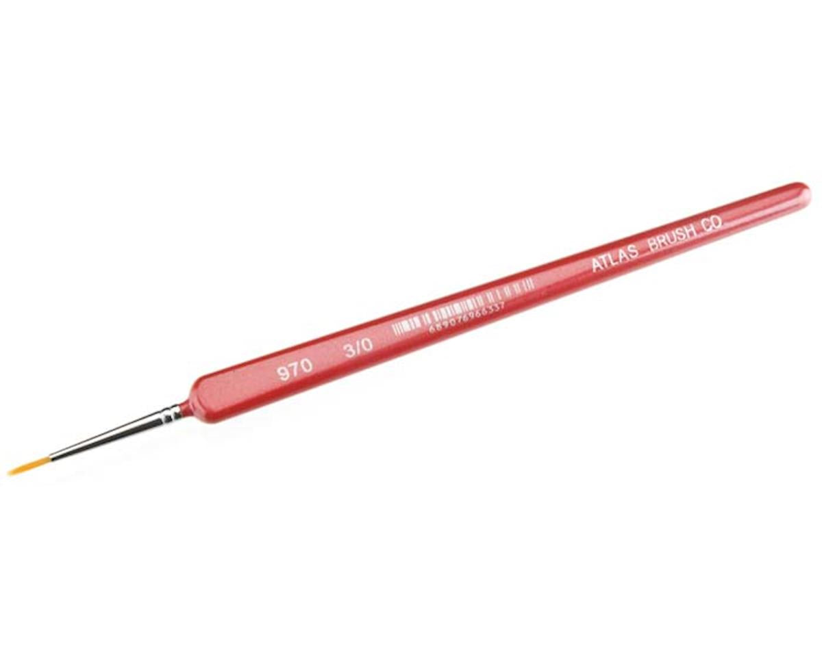 Atlas Brush Company 970-3/0 Golden Taklon-Triangle Handle 3/0 - ABC97030
