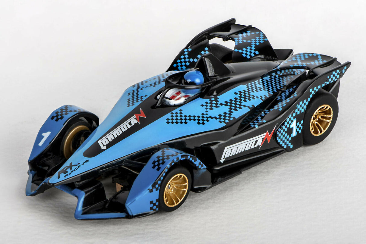 AFX Racing HO (1/64) Mega G+ Formula N Blue/Blue/Silver - #22039