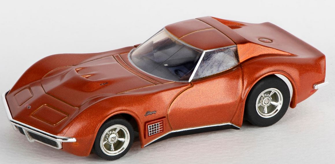 AFX Racing HO (1/64) 1971 Corvette 454 Orange Metallic - #22047