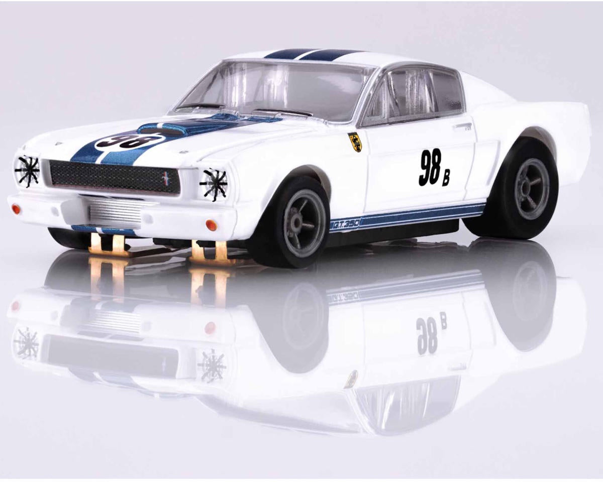 AFX 1965 Donahue Shelby Mustang GT350R HO Scale Slot Car Miles
