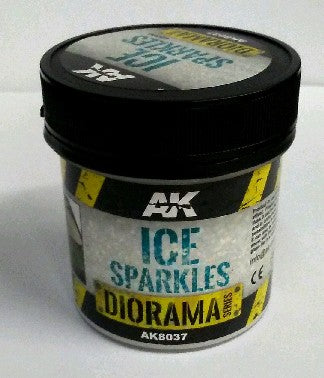 AK Interactive Diorama Series: Ice Sparkles Acrylic 100ml Bottle - AKI8037