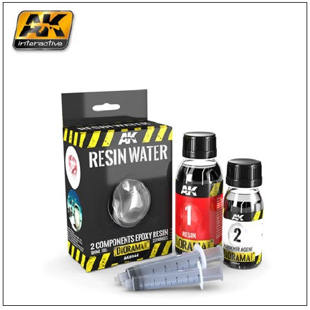 AK Interactive Diorama Series: Resin Water Effect 2-Components Epoxy 180ml - AKI8044
