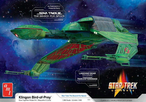 AMT Models Star Trek The Search For Spock Klingon Bird of Prey 1/350 - AMT1400