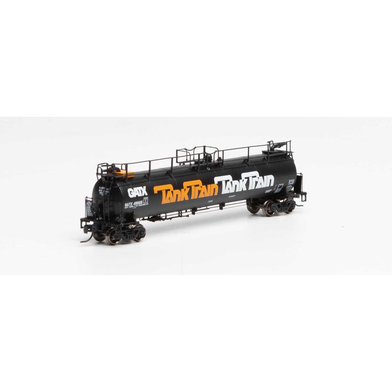 Athearn N TankTrain Intermediate,GATX/Orange Letter #48665 - ATH15044