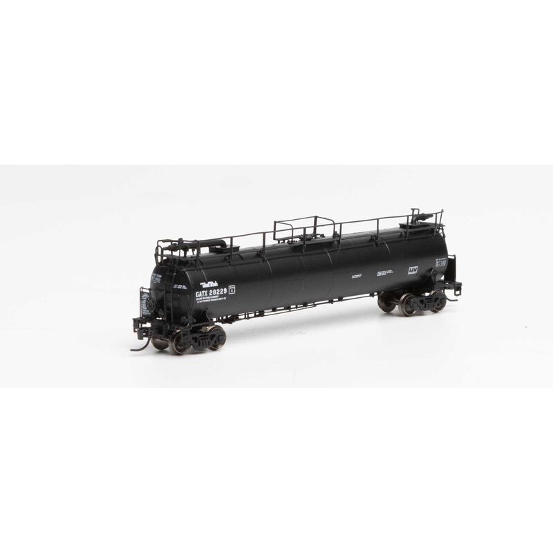 Athearn N TankTrain Intermediate, GATX/Black Letter #28229 - ATH15064