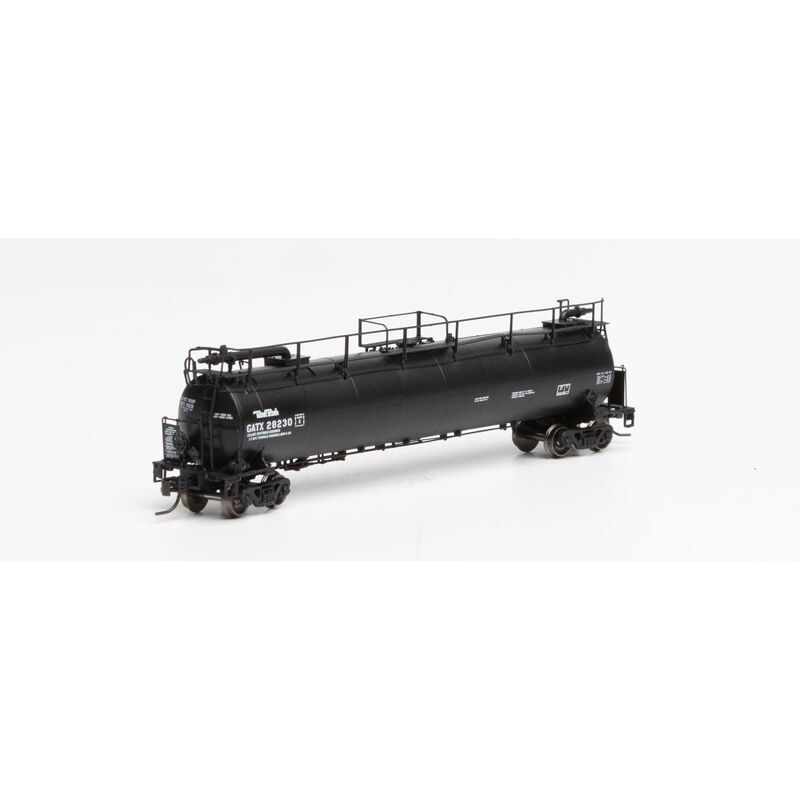 Athearn N TankTrain Intermediate, GATX/Black Letter #28230 - ATH15065