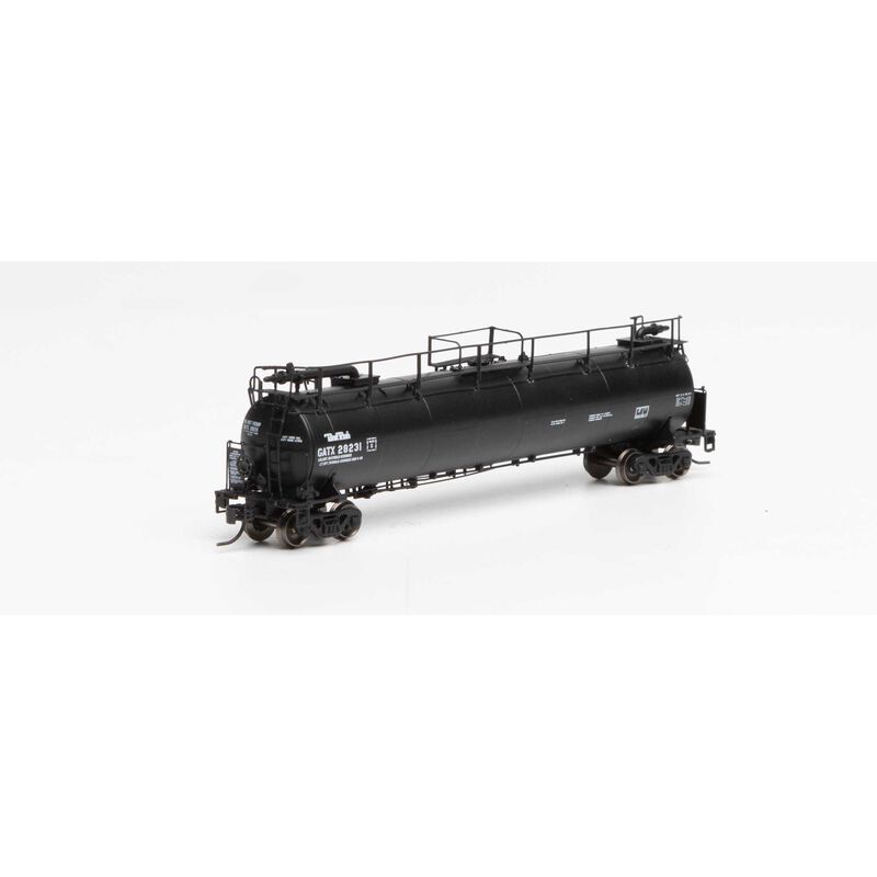Athearn N TankTrain Intermediate, GATX/Black Letter #28231 - ATH15066