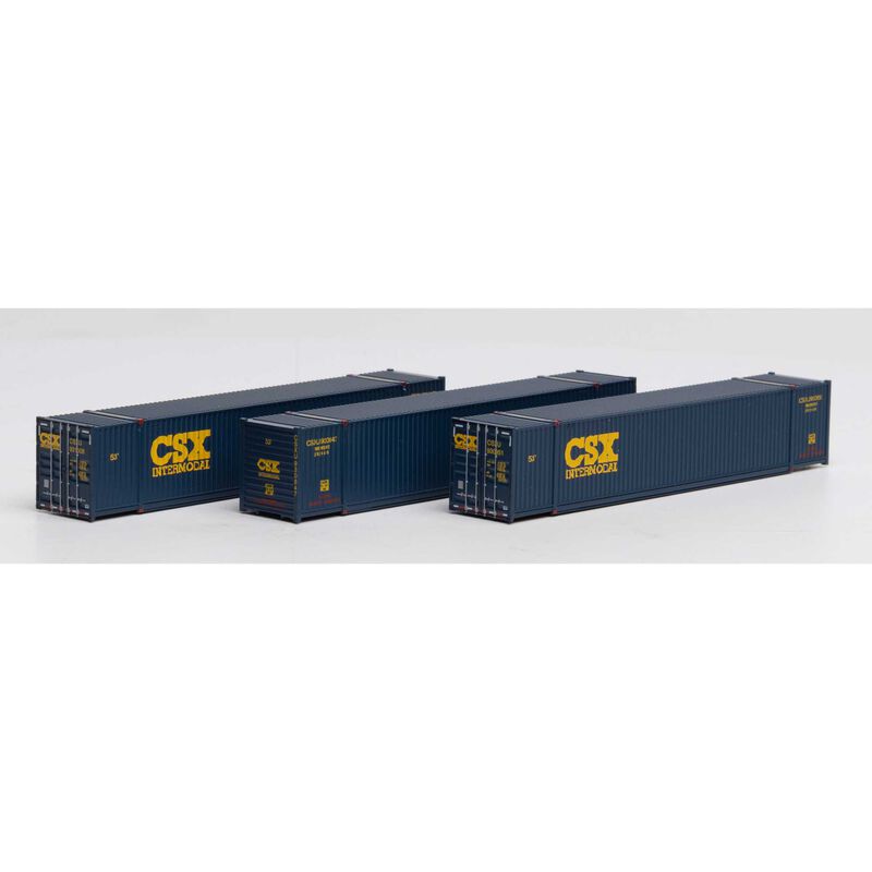 Athearn N 53' CIMC Container, CSX #2 (3) - ATH17739