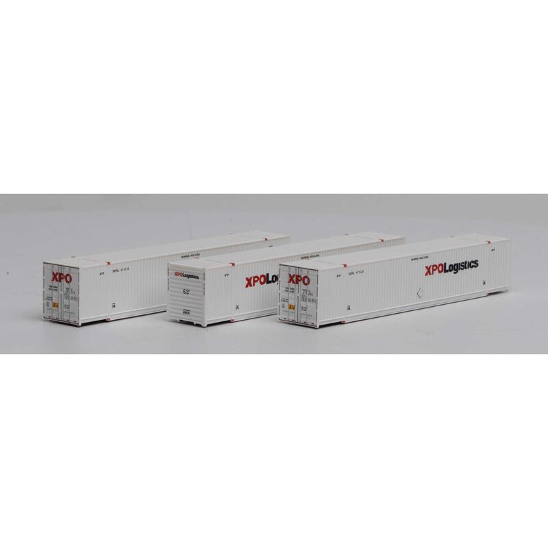 Athearn N 53' CIMC Container, XPO #1 (3) - ATH17740