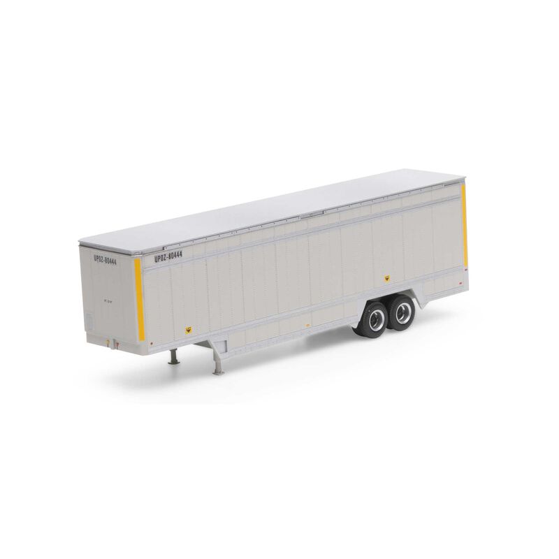 Athearn HO RTR 40' DropSill Parcel Trailer,UPS/Yellow80444 - ATH29460