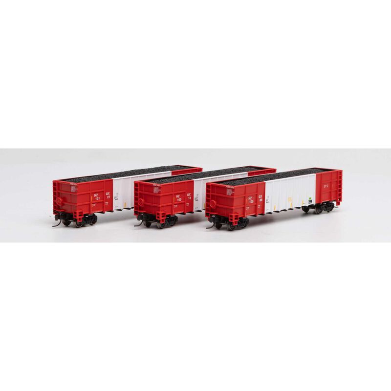 Athearn N Thrall High Side Gondola/Load,Herzog/White #1(3) - ATH3841