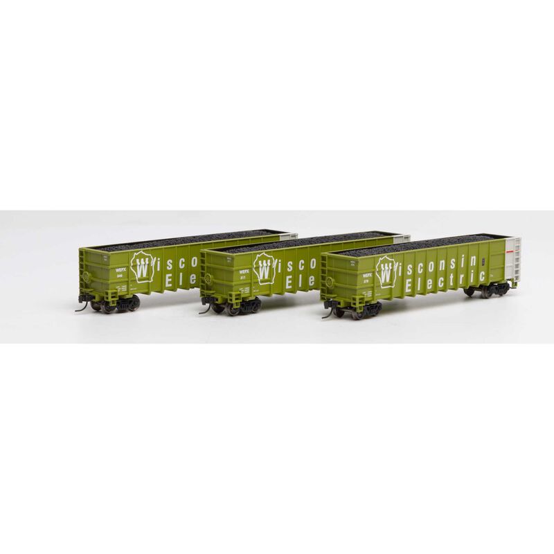 Athearn N Thrall High Side Gondola w/Load, WEPX #3 (3) - ATH3851