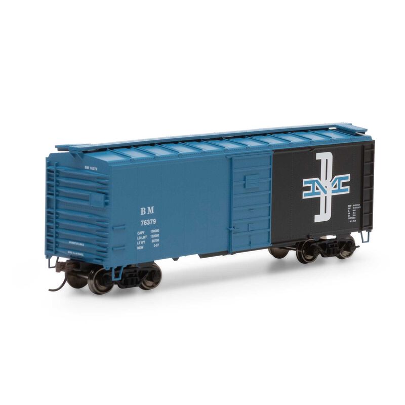 Athearn HO RTR 40' Superior Door Box, B&M #76379 - ATH7616