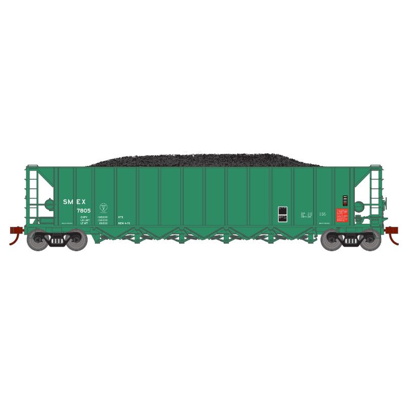 Athearn HO RTR 5-Bay Rapid Discharge Hopper, SMEX #7805 - ATH98480