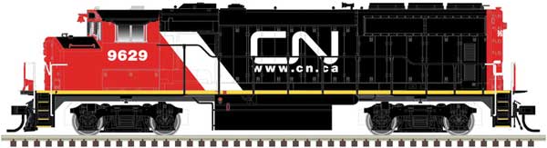 Atlas HO GP40-2W w/DCC & Sound, CN #9629 - ATL10002727