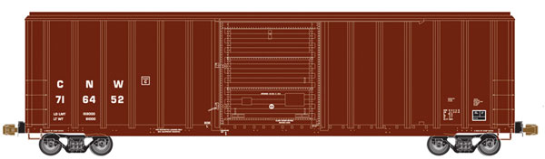 Atlas HO FMC 5347 Single Door Box, C&NW/UP #716289 - ATL20003902